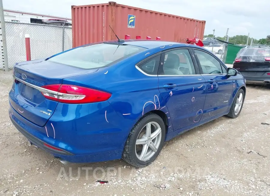 FORD FUSION HYBRID 2018 vin 3FA6P0LU9JR133982 from auto auction Iaai