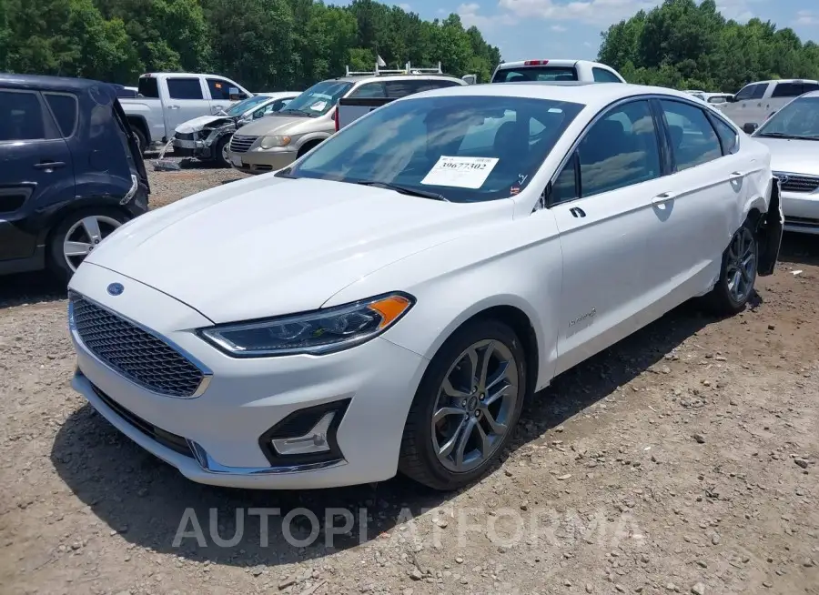 FORD FUSION HYBRID 2019 vin 3FA6P0RU6KR260522 from auto auction Iaai