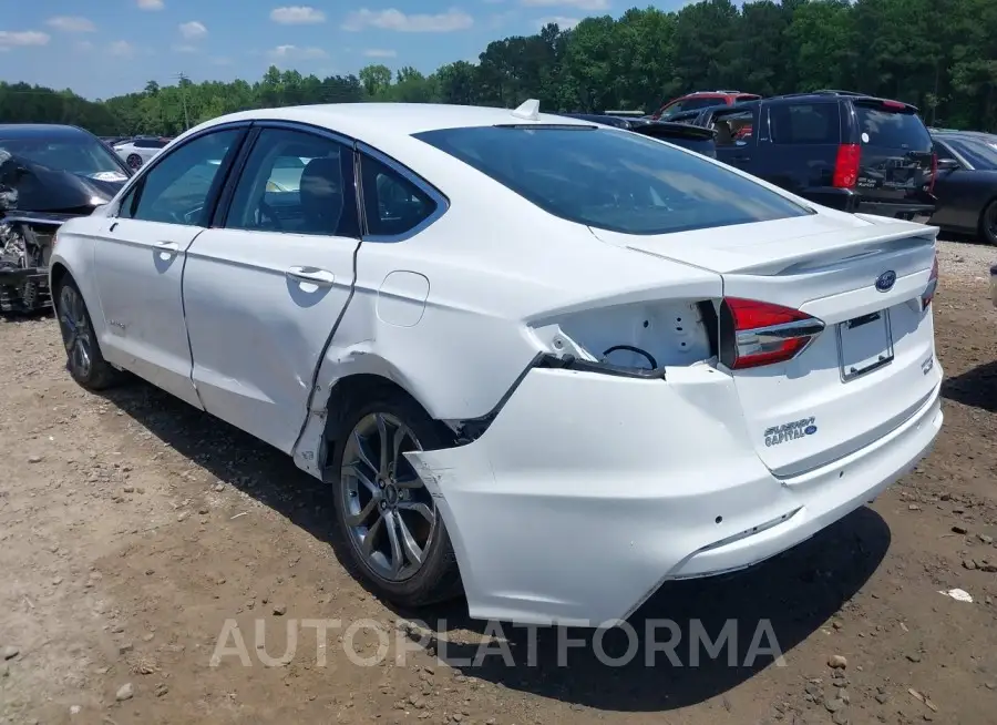 FORD FUSION HYBRID 2019 vin 3FA6P0RU6KR260522 from auto auction Iaai