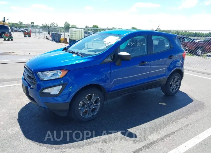 FORD ECOSPORT 2020 vin MAJ3S2FE1LC337775 from auto auction Iaai