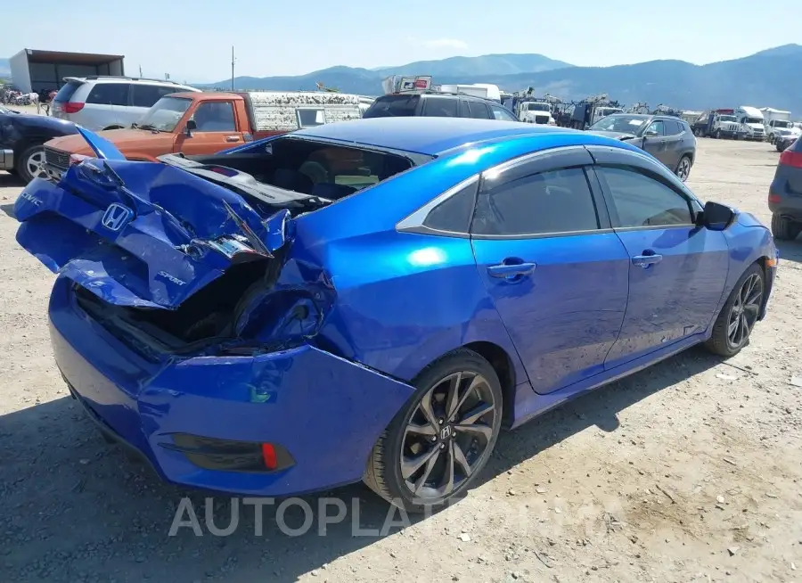 HONDA CIVIC 2019 vin 2HGFC2F86KH539135 from auto auction Iaai