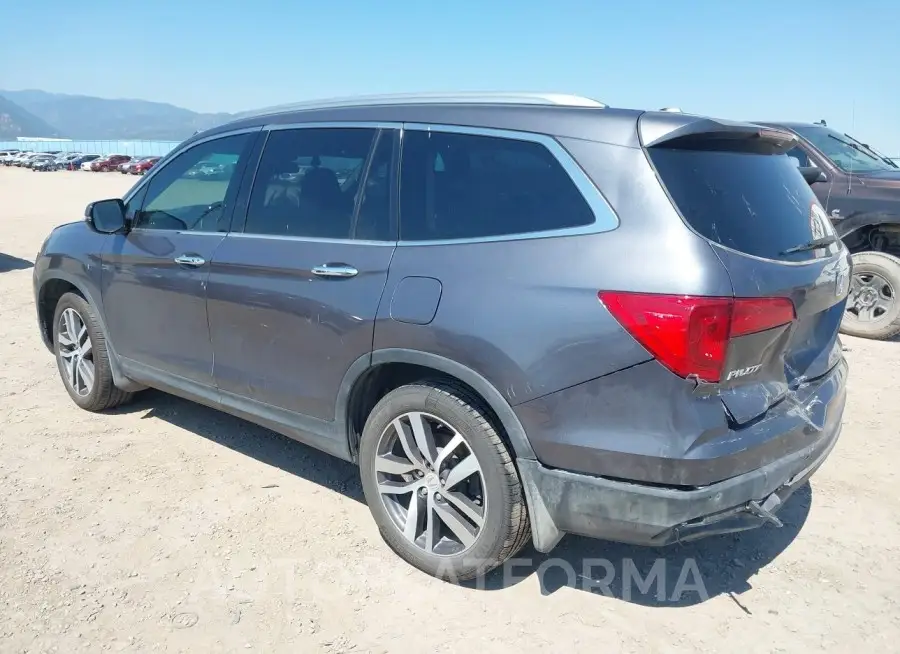 HONDA PILOT 2016 vin 5FNYF5H91GB039208 from auto auction Iaai