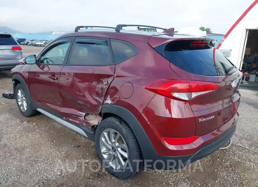 HYUNDAI TUCSON 2017 vin KM8J3CA43HU529912 from auto auction Iaai