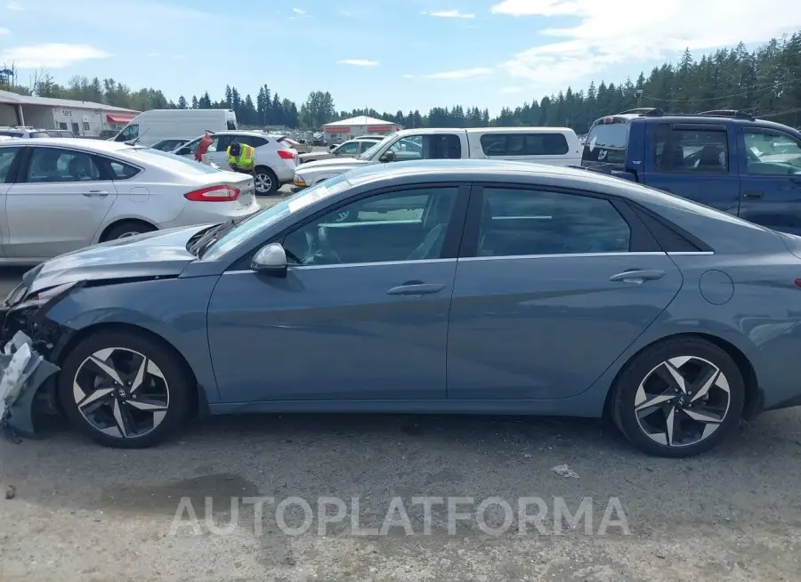 HYUNDAI ELANTRA HYBRID 2023 vin KMHLN4AJ0PU048884 from auto auction Iaai