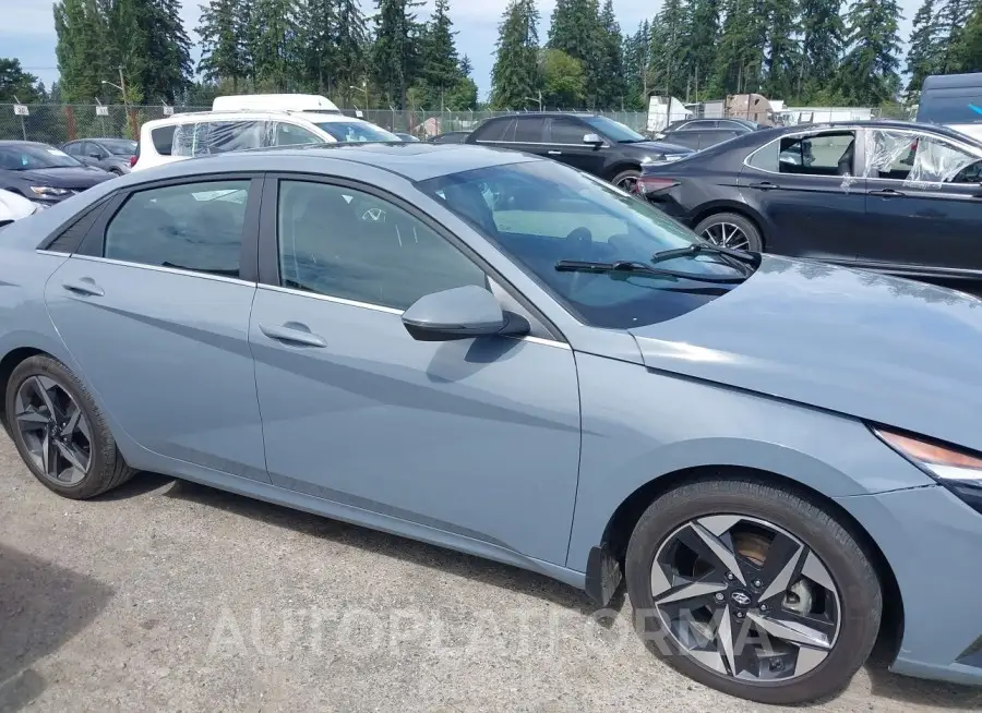 HYUNDAI ELANTRA HYBRID 2023 vin KMHLN4AJ0PU048884 from auto auction Iaai