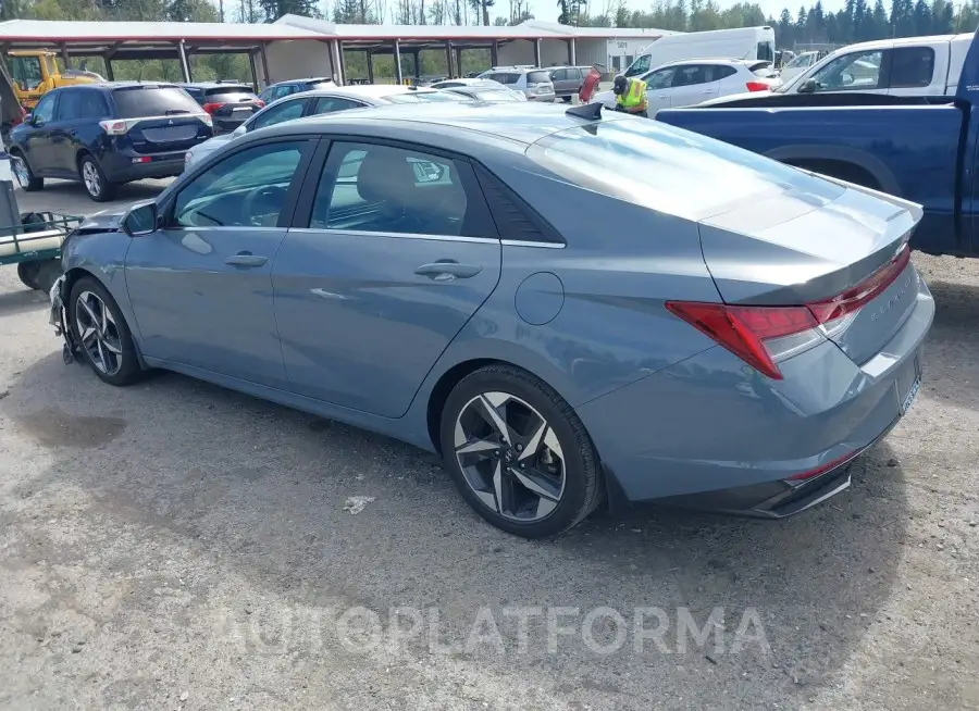 HYUNDAI ELANTRA HYBRID 2023 vin KMHLN4AJ0PU048884 from auto auction Iaai