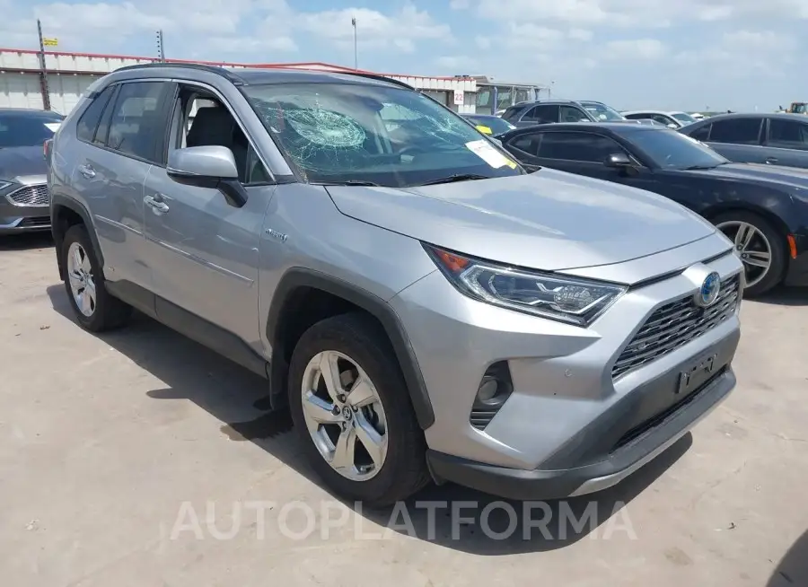 TOYOTA RAV4 HYBRID 2020 vin 4T3DWRFV2LU008673 from auto auction Iaai