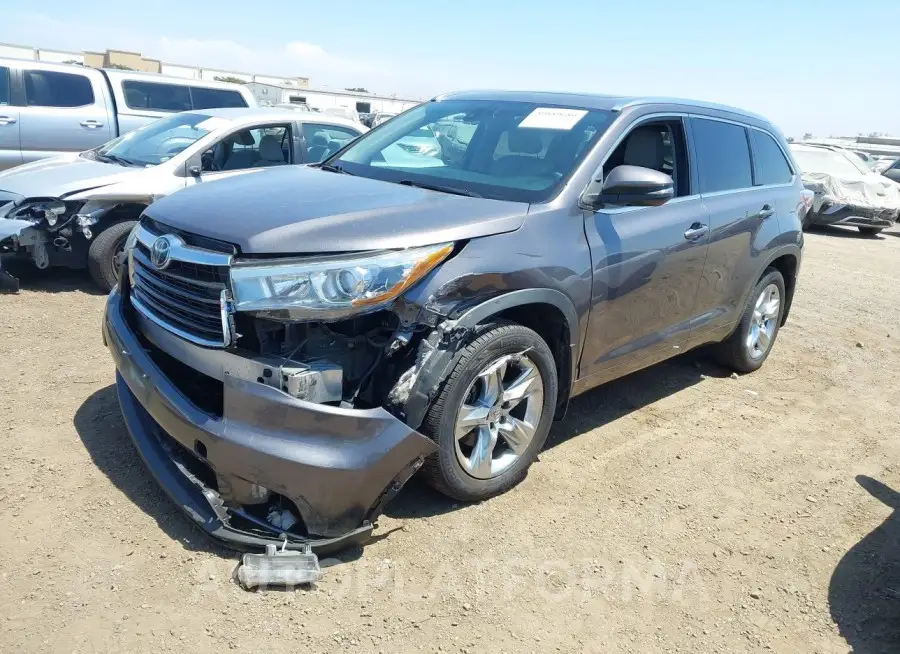 TOYOTA HIGHLANDER 2015 vin 5TDDKRFH4FS194390 from auto auction Iaai