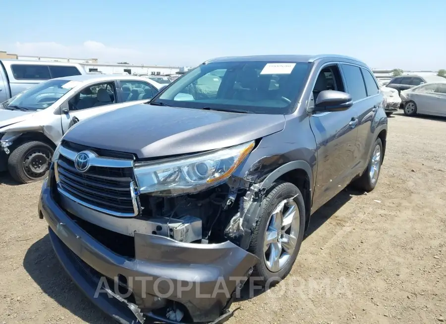 TOYOTA HIGHLANDER 2015 vin 5TDDKRFH4FS194390 from auto auction Iaai