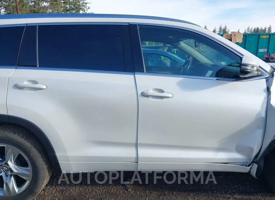 TOYOTA HIGHLANDER 2016 vin 5TDDKRFH5GS339907 from auto auction Iaai