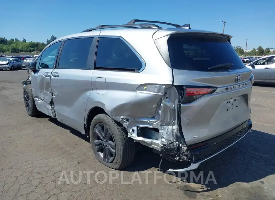 TOYOTA SIENNA 2024 vin 5TDDSKFC4RS119589 from auto auction Iaai