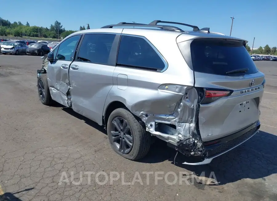 TOYOTA SIENNA 2024 vin 5TDDSKFC4RS119589 from auto auction Iaai