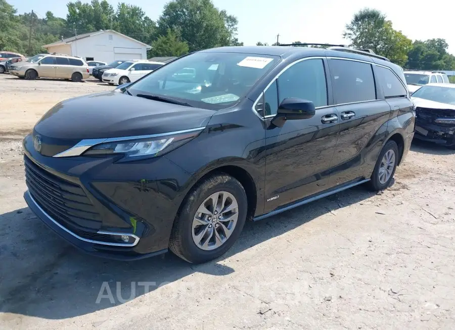 TOYOTA SIENNA 2021 vin 5TDJSKFC1MS021373 from auto auction Iaai