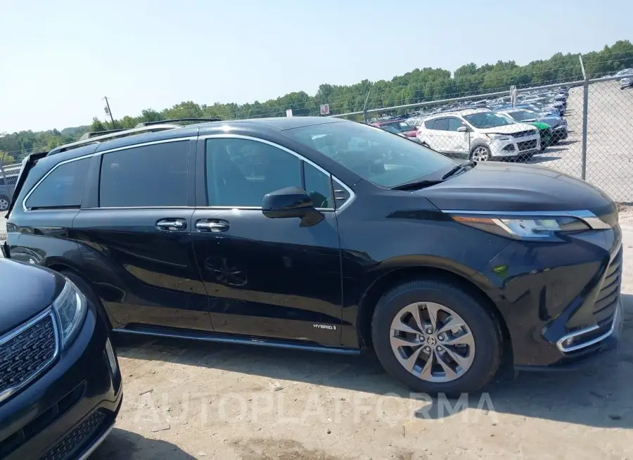 TOYOTA SIENNA 2021 vin 5TDJSKFC1MS021373 from auto auction Iaai