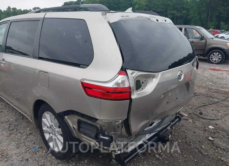 TOYOTA SIENNA 2015 vin 5TDYK3DC1FS672013 from auto auction Iaai