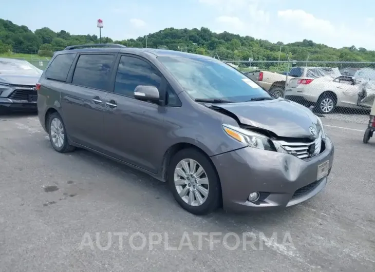 TOYOTA SIENNA 2015 vin 5TDYK3DC5FS688022 from auto auction Iaai