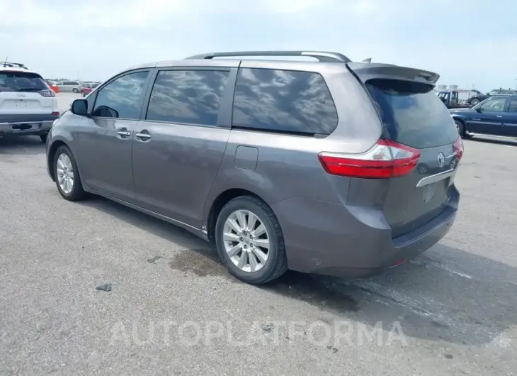 TOYOTA SIENNA 2015 vin 5TDYK3DC5FS688022 from auto auction Iaai