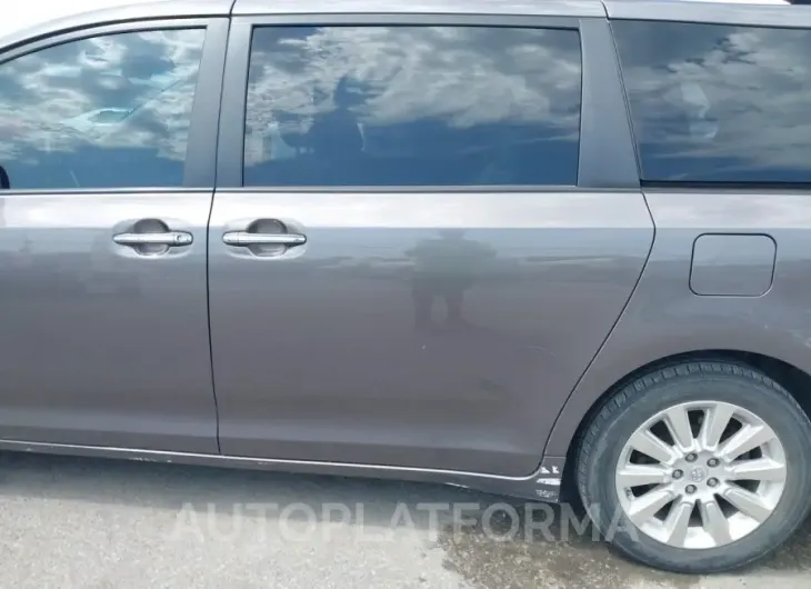 TOYOTA SIENNA 2015 vin 5TDYK3DC5FS688022 from auto auction Iaai