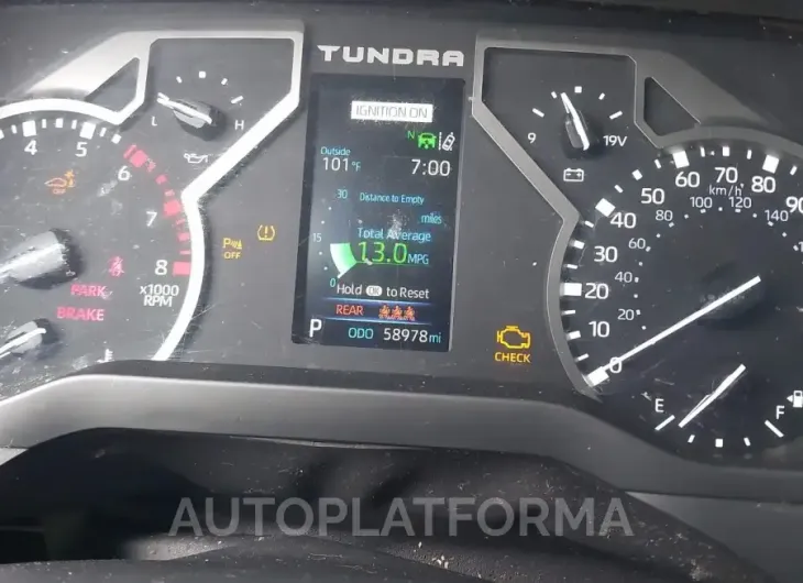 TOYOTA TUNDRA 2022 vin 5TFLA5AA2NX008047 from auto auction Iaai