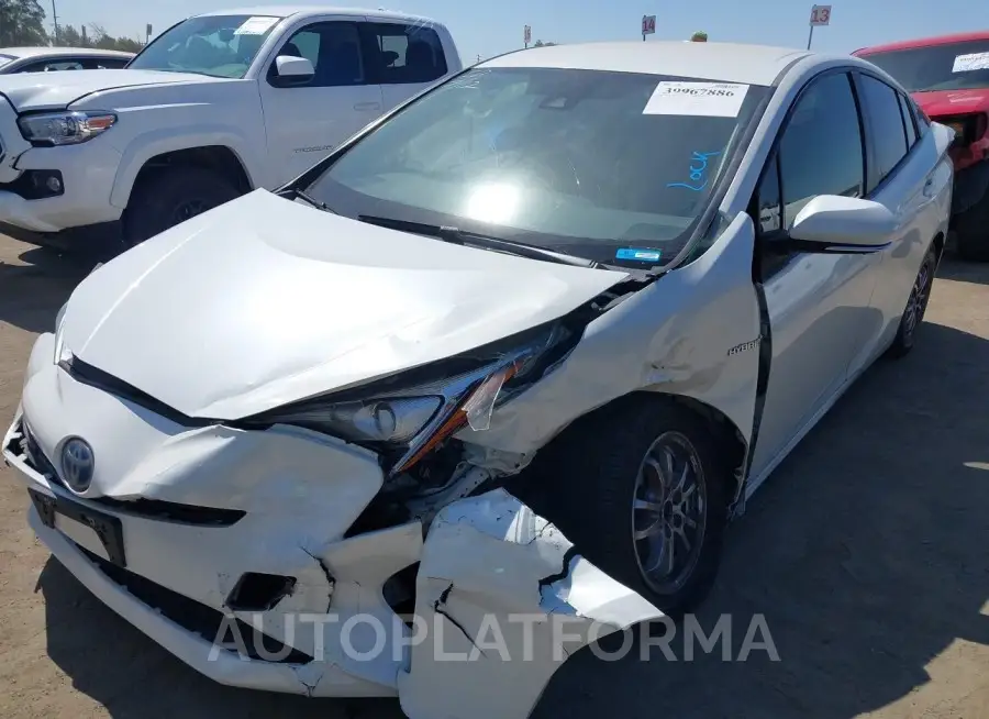 TOYOTA PRIUS 2018 vin JTDKBRFUXJ3073233 from auto auction Iaai