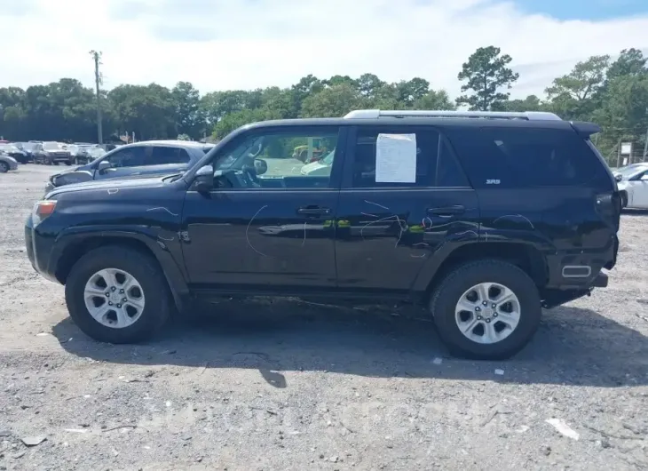 TOYOTA 4RUNNER 2016 vin JTEBU5JR4G5302536 from auto auction Iaai