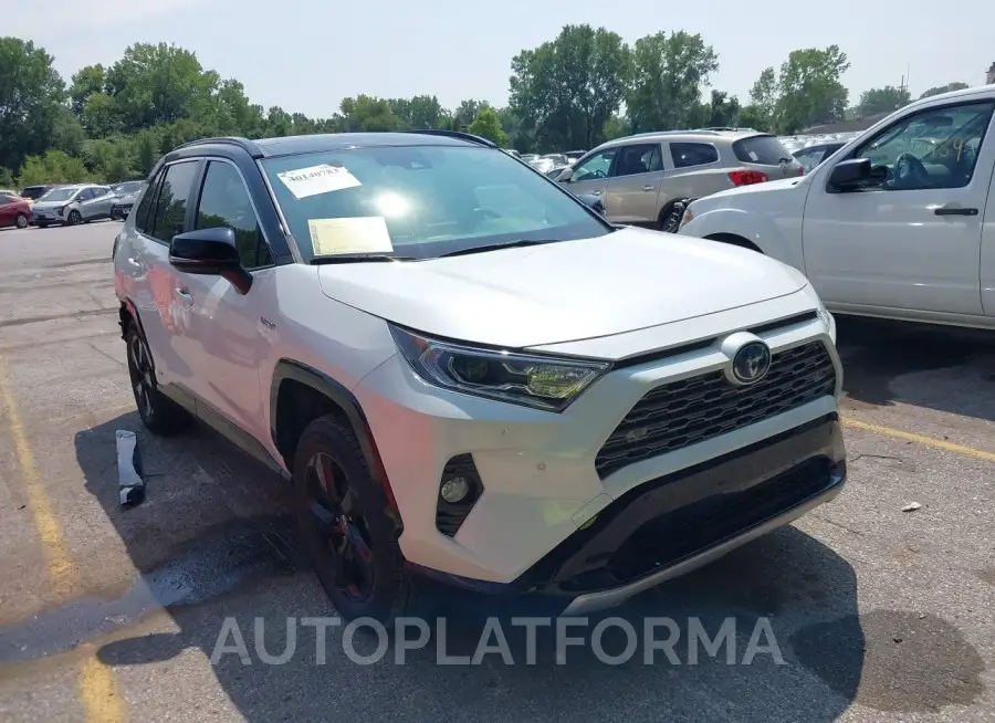 TOYOTA RAV4 HYBRID 2021 vin JTME6RFV4MD511690 from auto auction Iaai