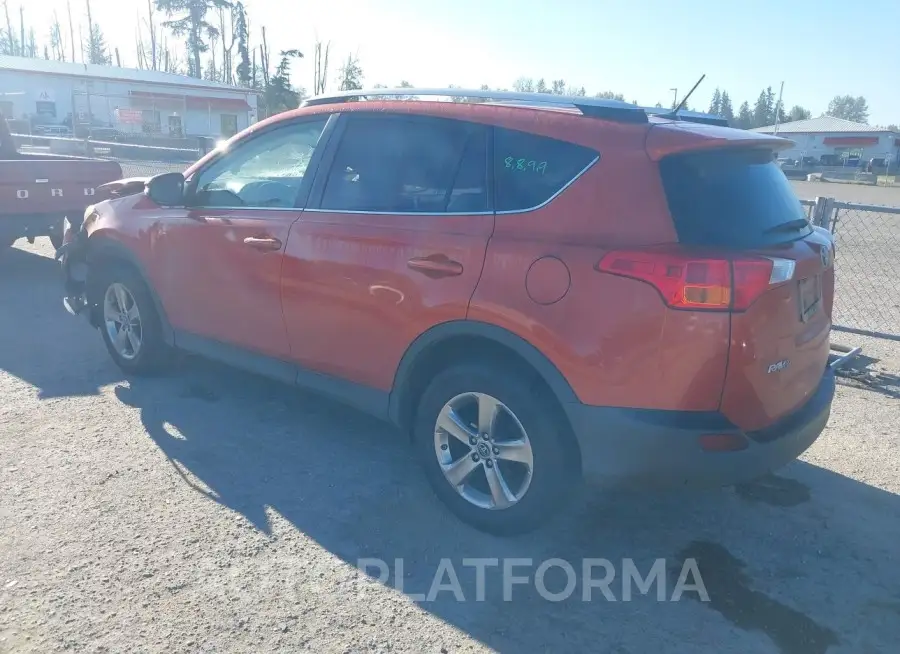 TOYOTA RAV4 2015 vin JTMRFREV1FD170173 from auto auction Iaai