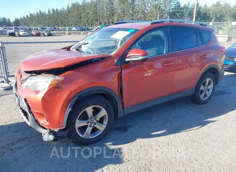 TOYOTA RAV4 2015 vin JTMRFREV1FD170173 from auto auction Iaai