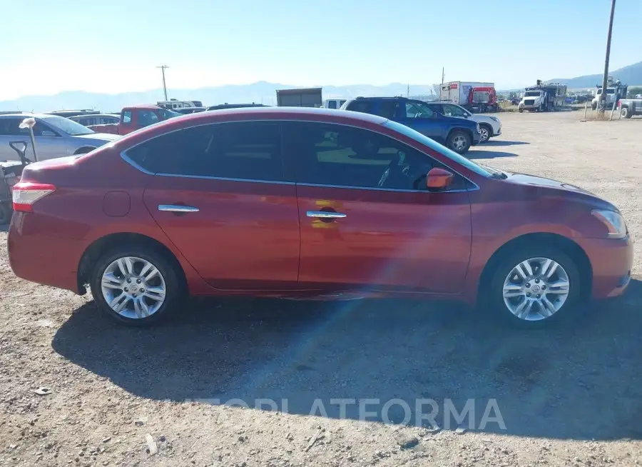 NISSAN SENTRA 2015 vin 3N1AB7APXFY238135 from auto auction Iaai