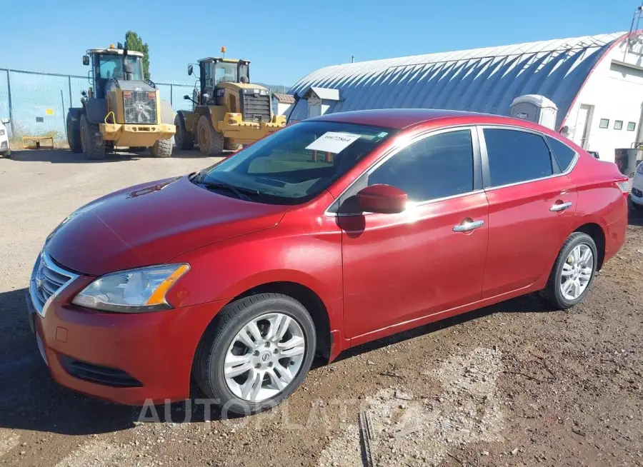 NISSAN SENTRA 2015 vin 3N1AB7APXFY238135 from auto auction Iaai