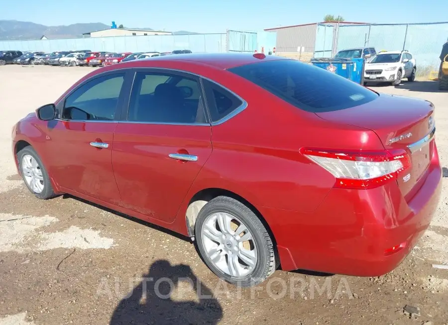 NISSAN SENTRA 2015 vin 3N1AB7APXFY238135 from auto auction Iaai