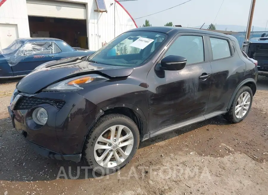 NISSAN JUKE 2015 vin JN8AF5MV6FT555052 from auto auction Iaai