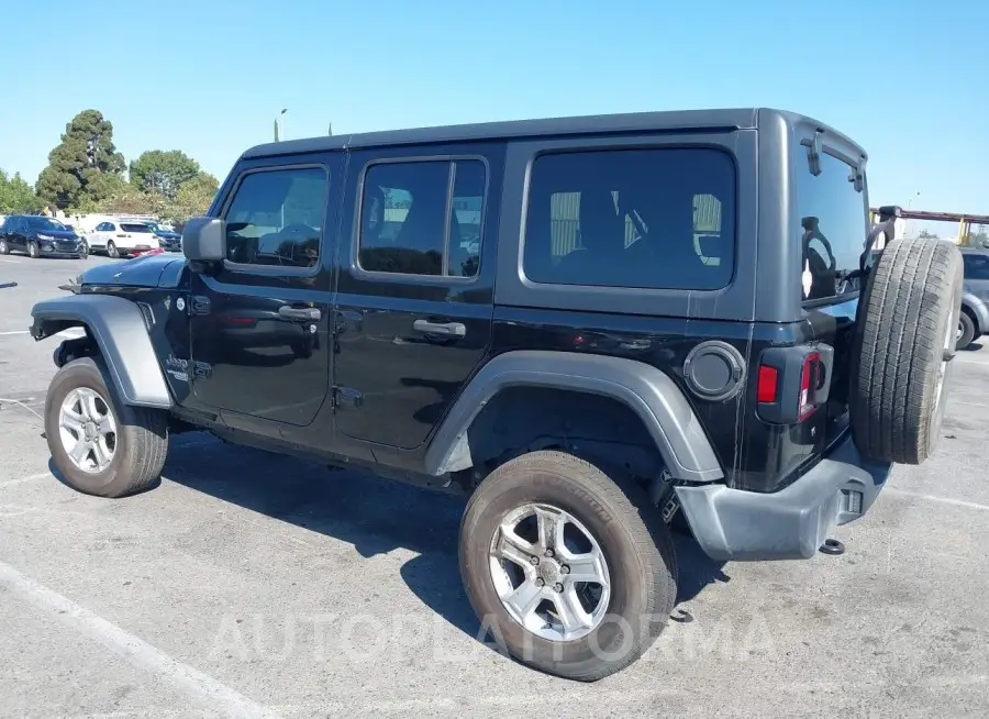 JEEP WRANGLER UNLIMITED 2019 vin 1C4HJXDN0KW635038 from auto auction Iaai