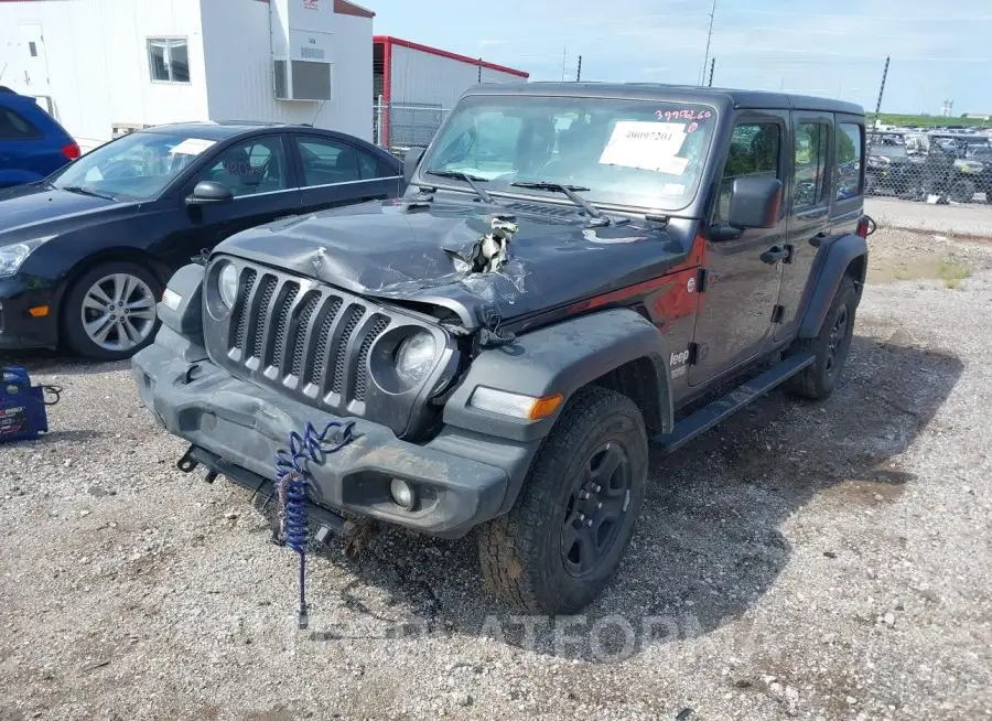 JEEP WRANGLER UNLIMITED 2020 vin 1C4HJXDN0LW310407 from auto auction Iaai