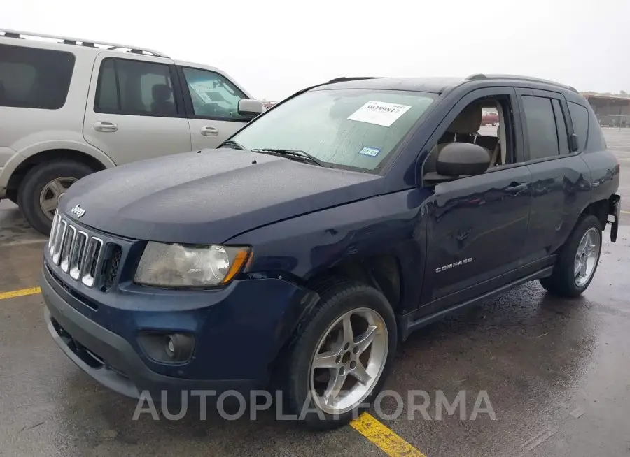 JEEP COMPASS 2016 vin 1C4NJCBB2GD547731 from auto auction Iaai