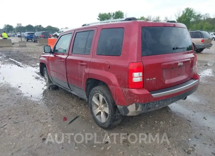 JEEP PATRIOT 2017 vin 1C4NJRFB3HD205722 from auto auction Iaai