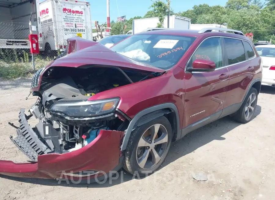 JEEP CHEROKEE 2019 vin 1C4PJLDBXKD365886 from auto auction Iaai