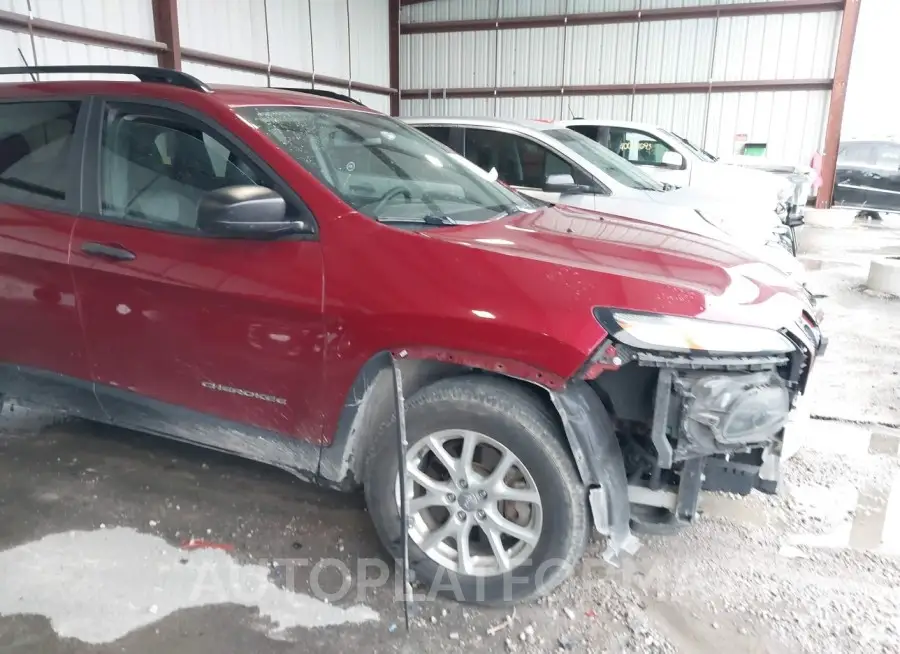 JEEP CHEROKEE 2016 vin 1C4PJMAB1GW182334 from auto auction Iaai