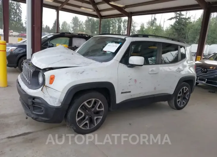 JEEP RENEGADE 2016 vin ZACCJABT0GPD73504 from auto auction Iaai