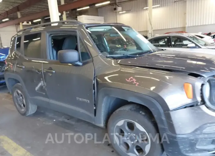 JEEP RENEGADE 2016 vin ZACCJBAT6GPD55015 from auto auction Iaai