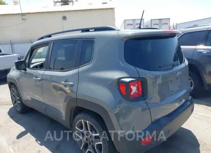 JEEP RENEGADE 2021 vin ZACNJCBBXMPM18999 from auto auction Iaai