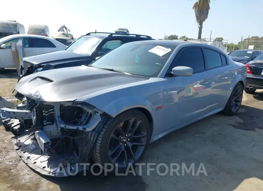 DODGE CHARGER 2022 vin 2C3CDXGJ8NH191392 from auto auction Iaai