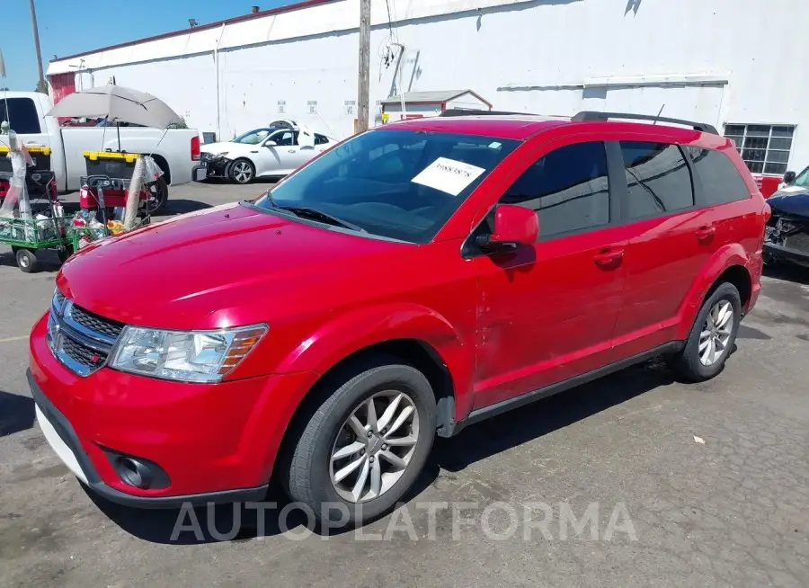 DODGE JOURNEY 2016 vin 3C4PDDBG0GT141927 from auto auction Iaai