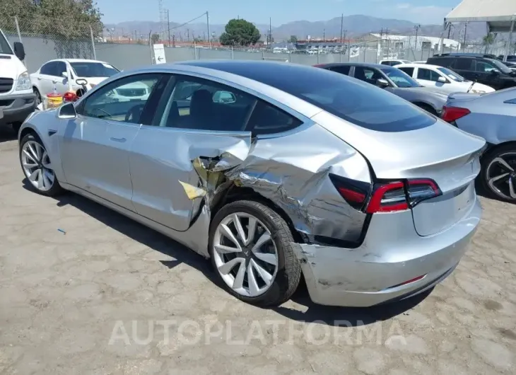 TESLA MODEL 3 2018 vin 5YJ3E1EA0JF048476 from auto auction Iaai