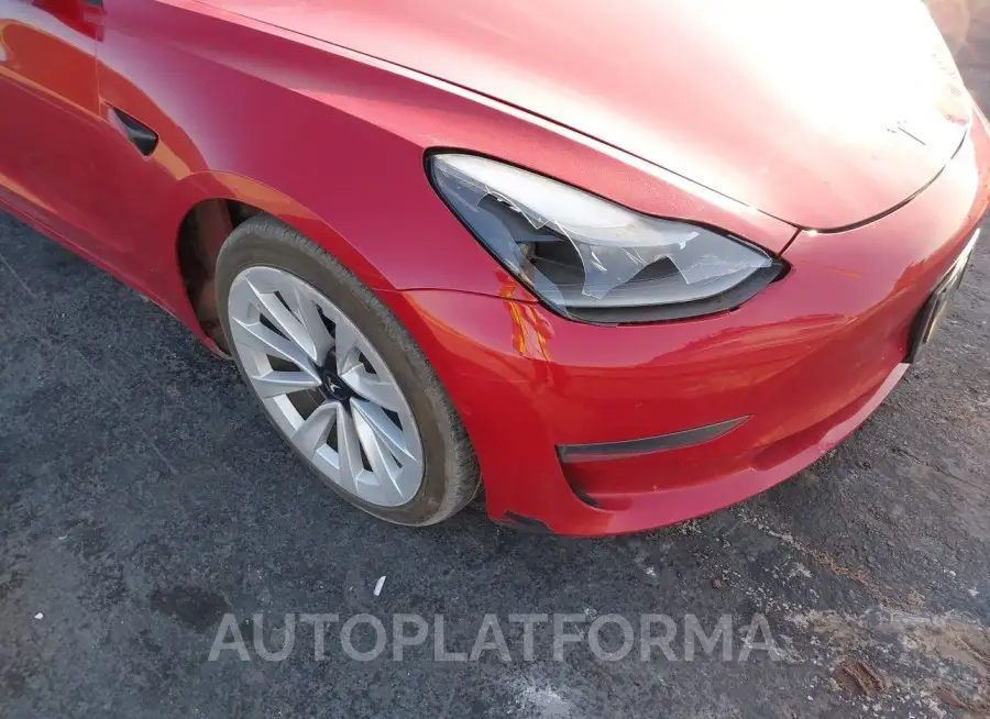 TESLA MODEL 3 2022 vin 5YJ3E1EB2NF143930 from auto auction Iaai