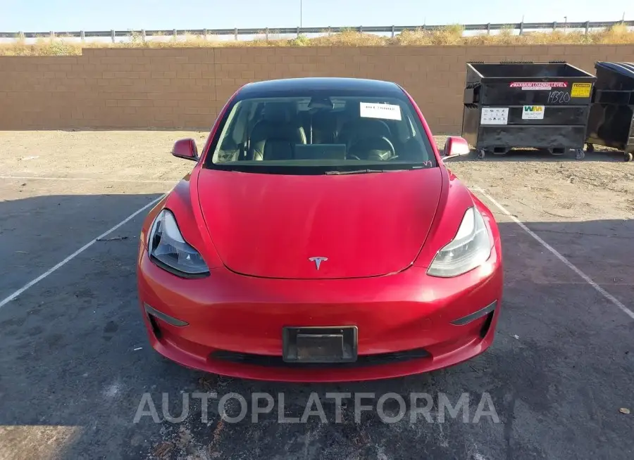 TESLA MODEL 3 2022 vin 5YJ3E1EB2NF143930 from auto auction Iaai