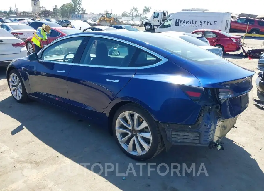 TESLA MODEL 3 2018 vin 5YJ3E1EB7JF133971 from auto auction Iaai