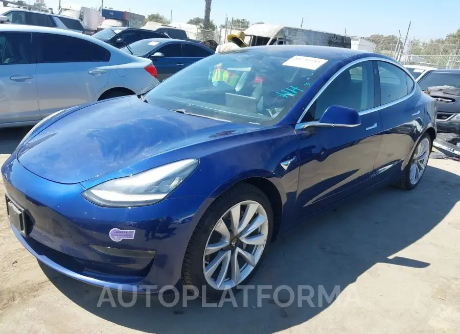 TESLA MODEL 3 2018 vin 5YJ3E1EB7JF133971 from auto auction Iaai