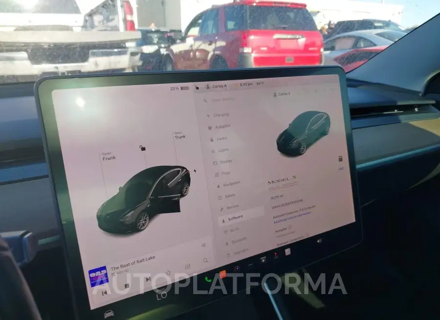 TESLA MODEL 3 2018 vin 5YJ3E1EBXJF103296 from auto auction Iaai