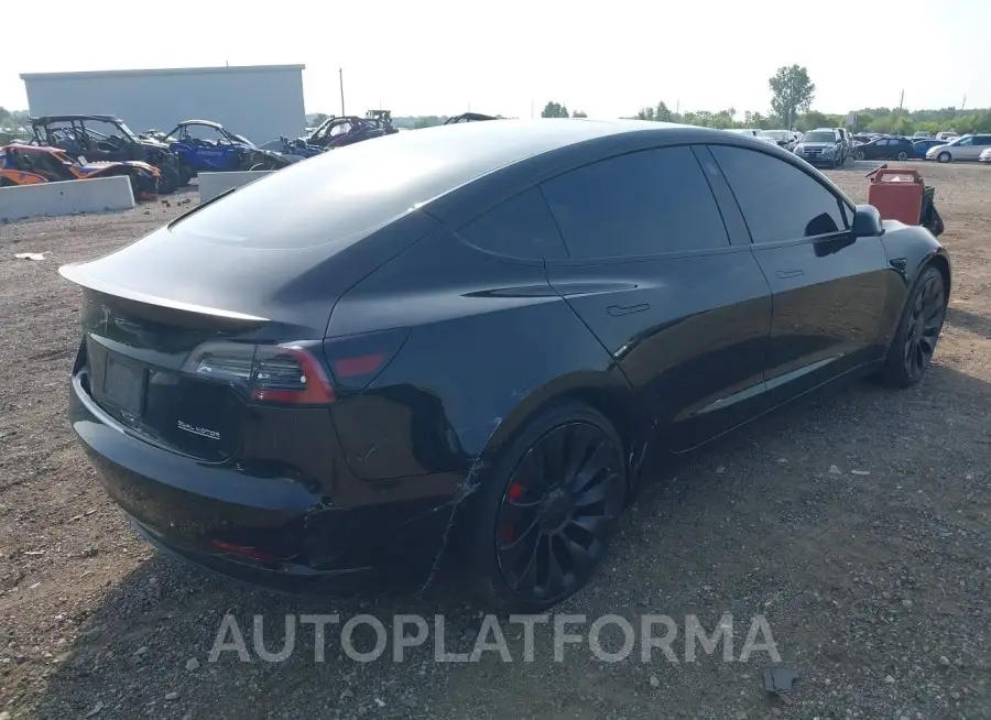 TESLA MODEL 3 2022 vin 5YJ3E1EC0NF293432 from auto auction Iaai